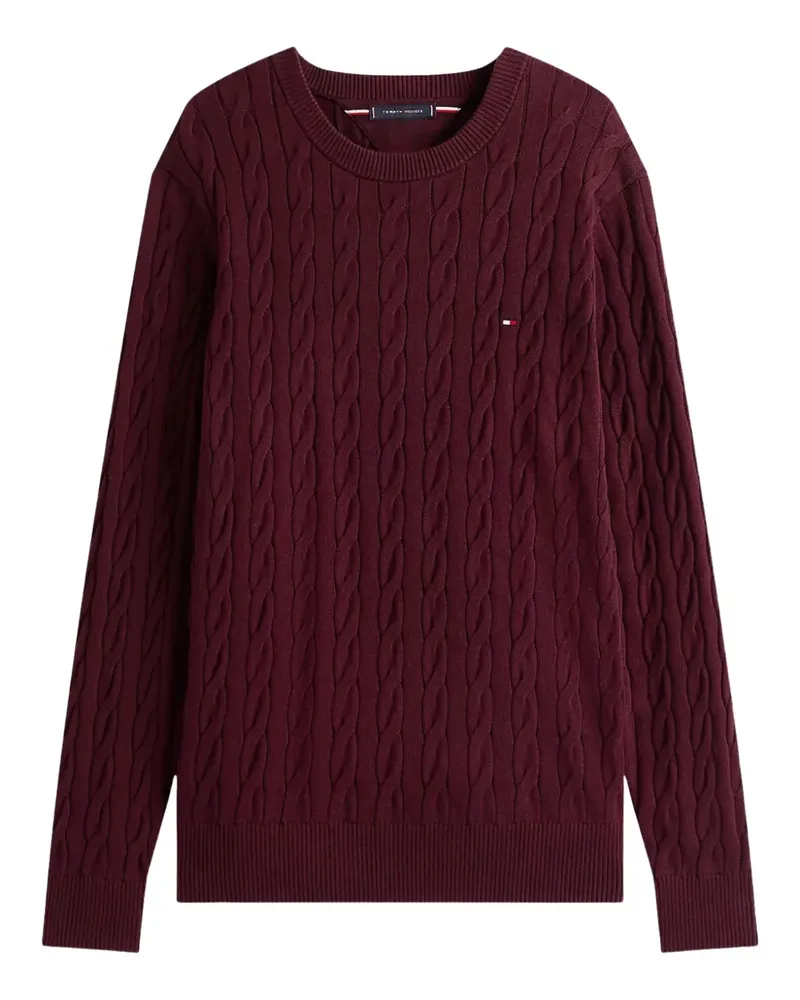 Tommy Hilfiger cable knit sweater - Rot Rot
