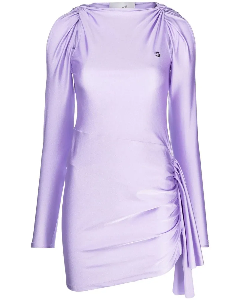 COPERNI Drapiertes Minikleid Violett