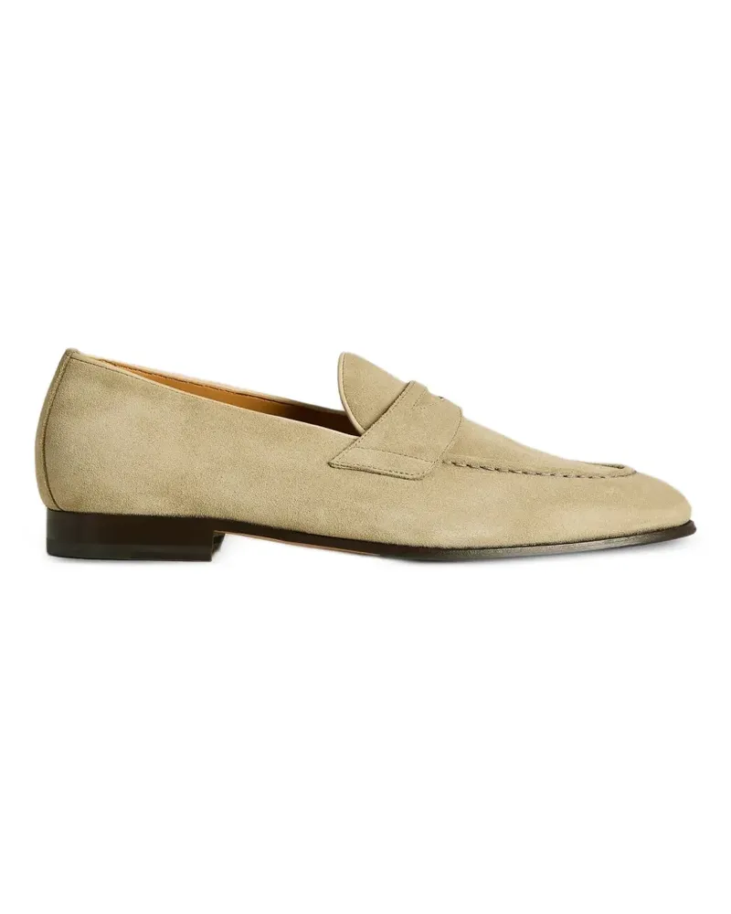 Kiton Loafer aus Wildleder - Nude Nude