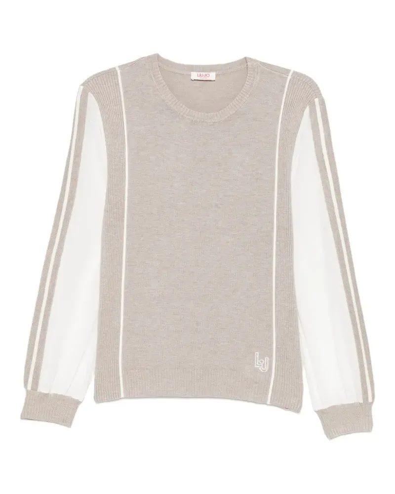 Liu Jo Pullover mit rundem Ausschnitt - Nude Nude