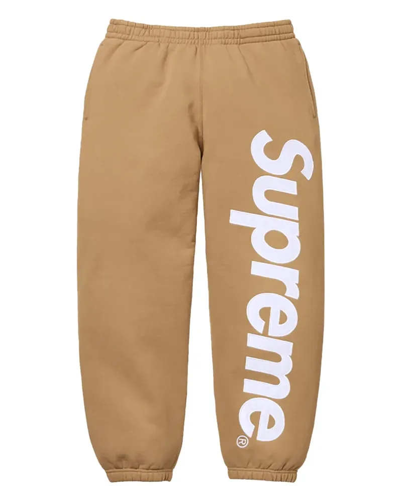 Supreme Being Jogginghose mit Logo-Applikation - Nude Nude