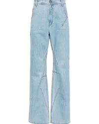 Andersson Bell Halbhohe Wide-Leg-Jeans Blau