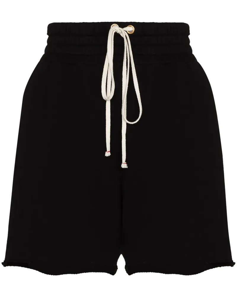 LES TIEN Yacht Shorts mit Kordelzug - Schwarz Schwarz