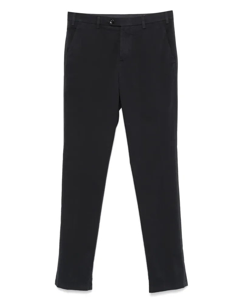 Canali Chino aus Twill - Blau Blau