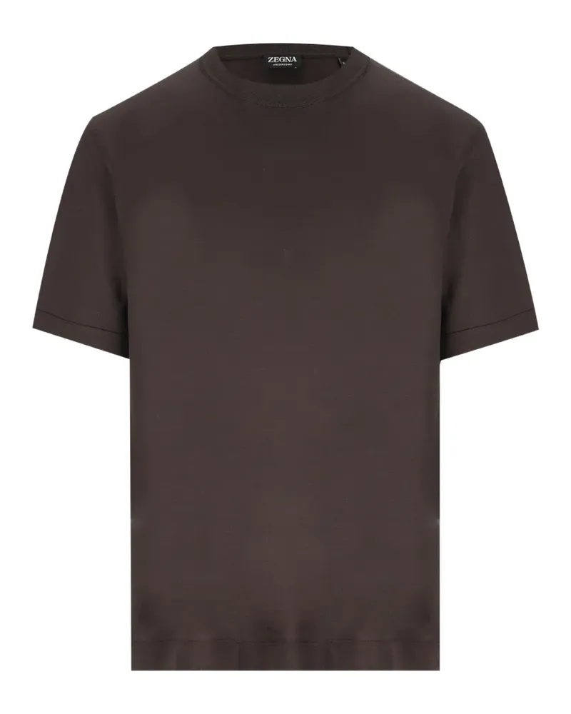 Ermenegildo Zegna crew-neck T-shirt - Braun Braun