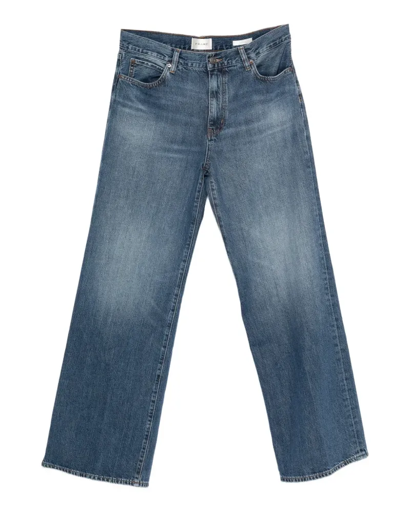 Frame Denim Stroll Jeans mit Gürtelschlaufen - Blau Blau