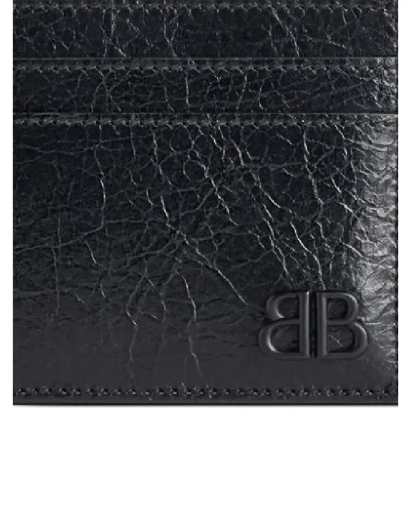Balenciaga Monaco Kartenetui - Schwarz Schwarz