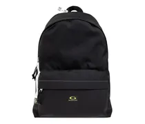 Rucksack mit Logo-Schild - Schwarz