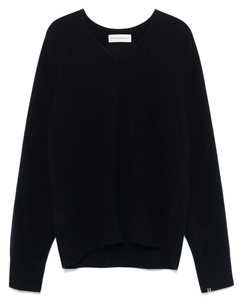 extreme cashmere N°375 Patti Pullover - Blau Blau