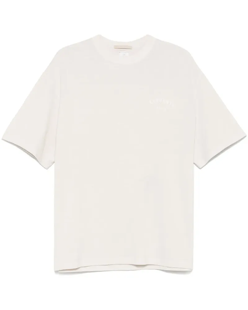 Eleventy T-Shirt mit rundem Ausschnitt Nude
