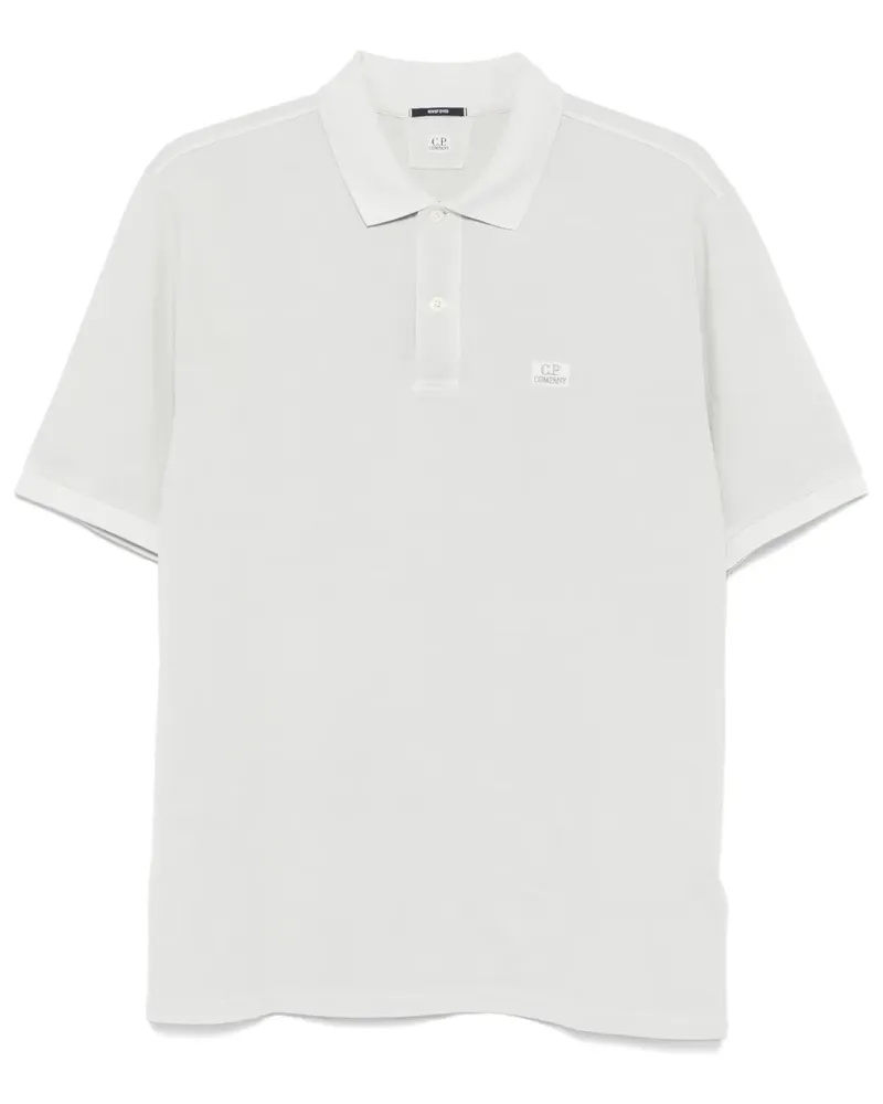 C.P. Company Poloshirt mit Logo-Stickerei - Grün Grün