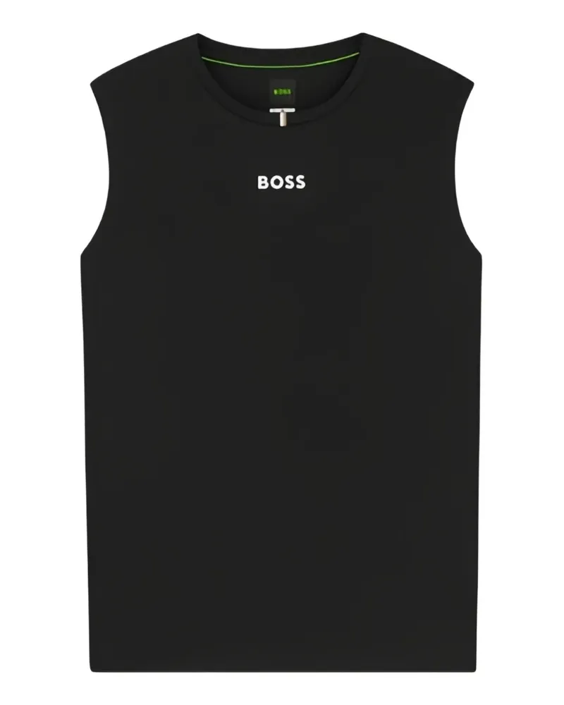 HUGO BOSS logo-print tank top - Schwarz Schwarz