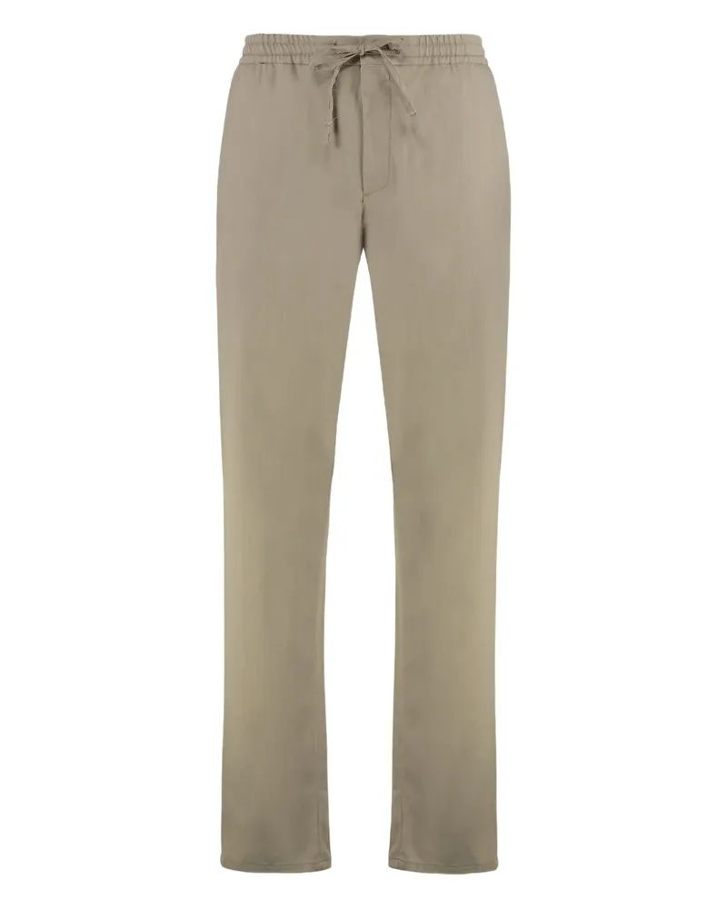 Canali Hose mit geradem Bein - Nude Nude