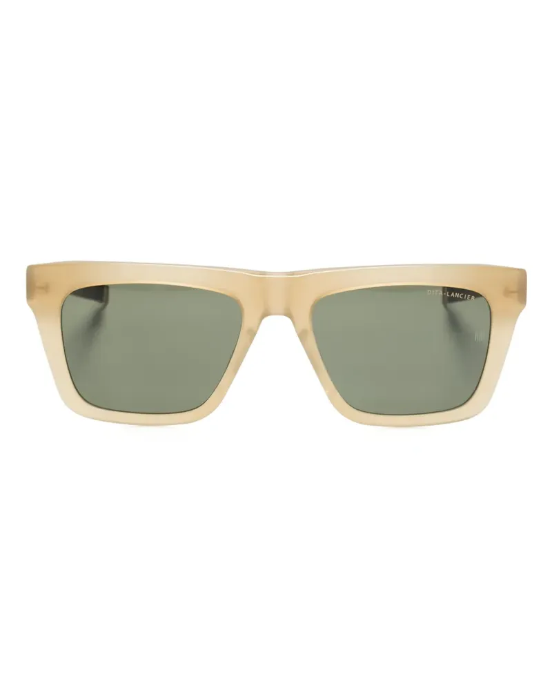 DITA Sonnenbrille mit eckigem Gestell - Nude Nude