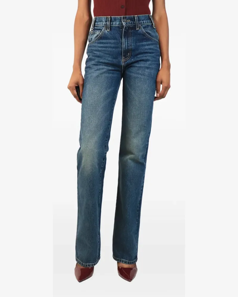 Nili Lotan Joan straight-leg jeans - Blau Blau