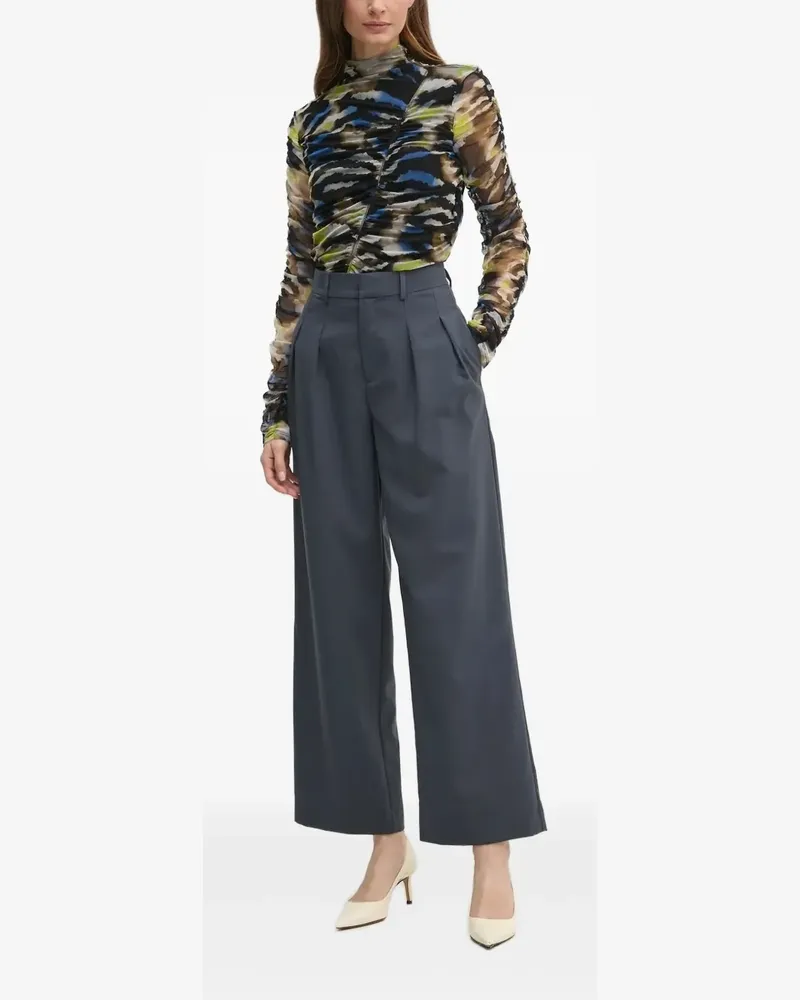 DKNY Oberteil mit abstraktem Print - Schwarz Schwarz