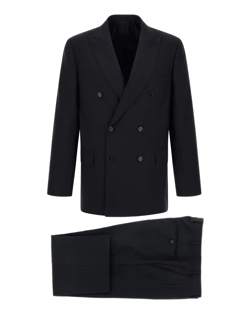 Brioni Doppelreihiger Lipari Anzug - Blau Blau