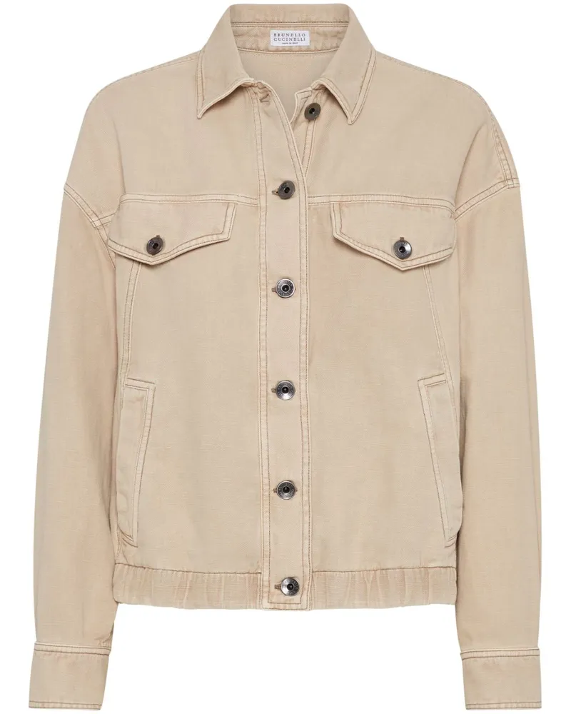 Brunello Cucinelli Monili-Jacke - Nude Nude