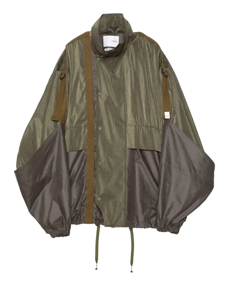 Yoshio Kubo Jacke mit Einsätzen - Grün Grün