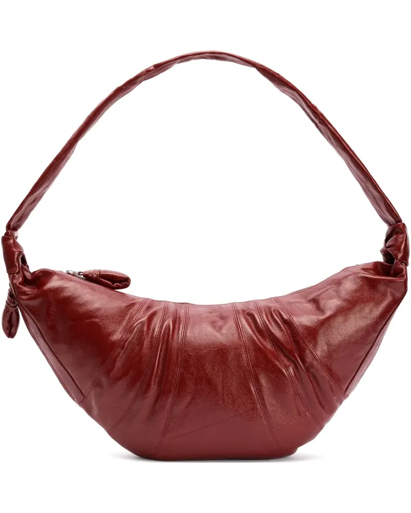 Christophe Lemaire Große Croissant Schultertasche - Rot Rot