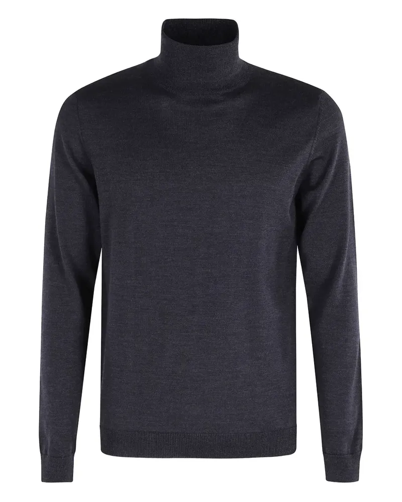 Roberto Collina Pullover mit Stehkragen - Grau Grau