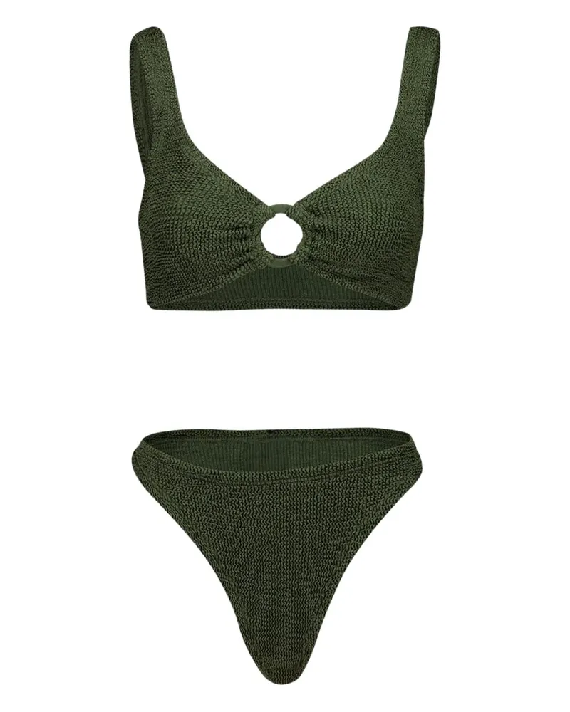 Hunza G Julia Bikini mit Ringdetail - Grün Grün