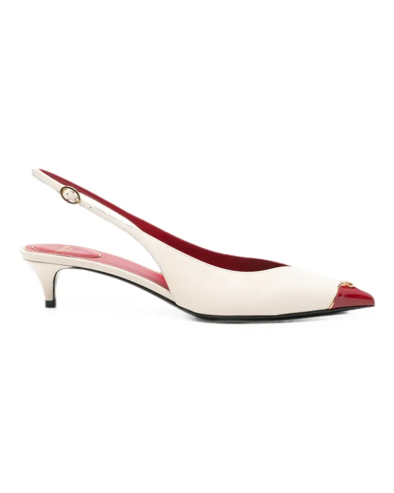 Valentino Garavani VLogo Signature cap-toe pumps - Nude Nude