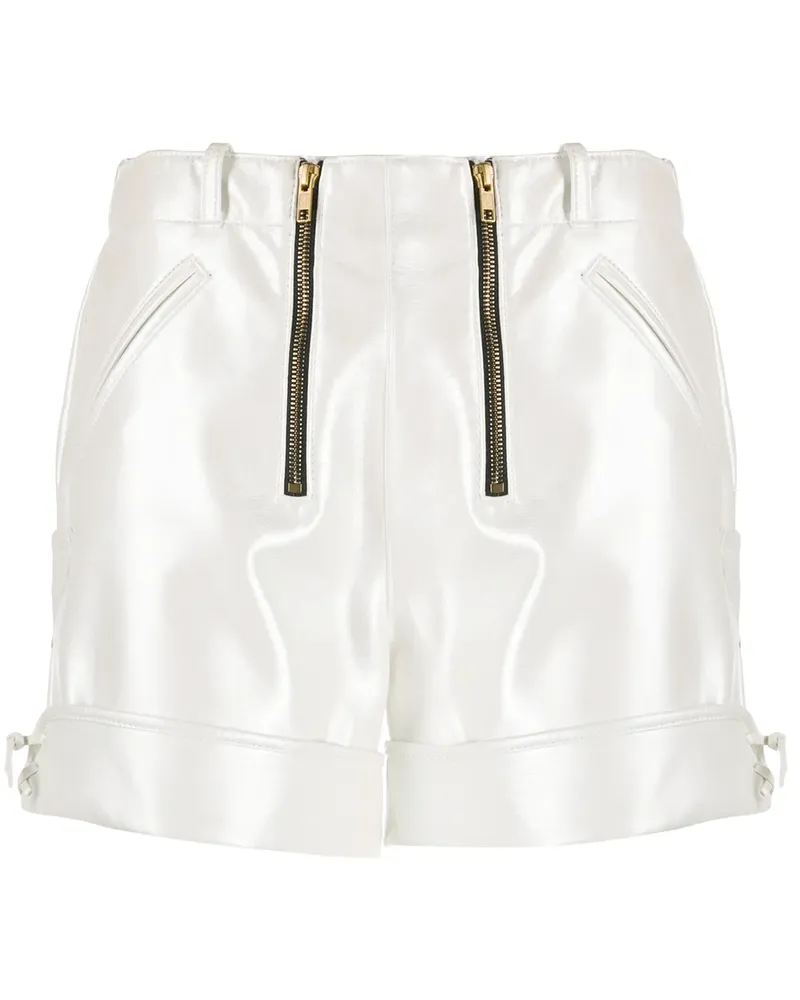 Philosophy Di Lorenzo Serafini Shorts mit Reißverschlüssen - Weiß Weiß