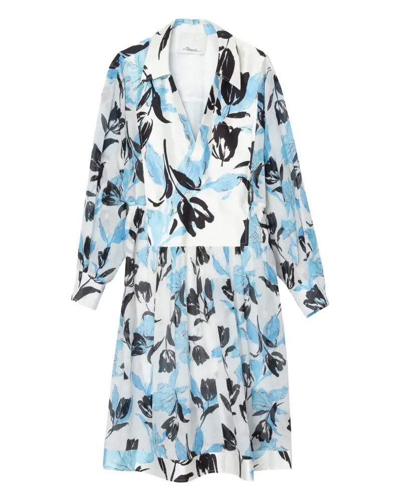 3.1 phillip lim Kleid mit Blumen-Print - Nude Nude
