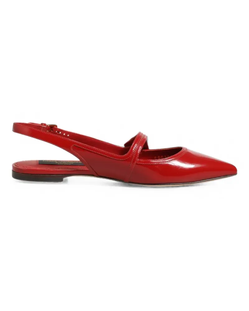 Dolce & Gabbana Spitze Slingback-Pumps - Rot Rot