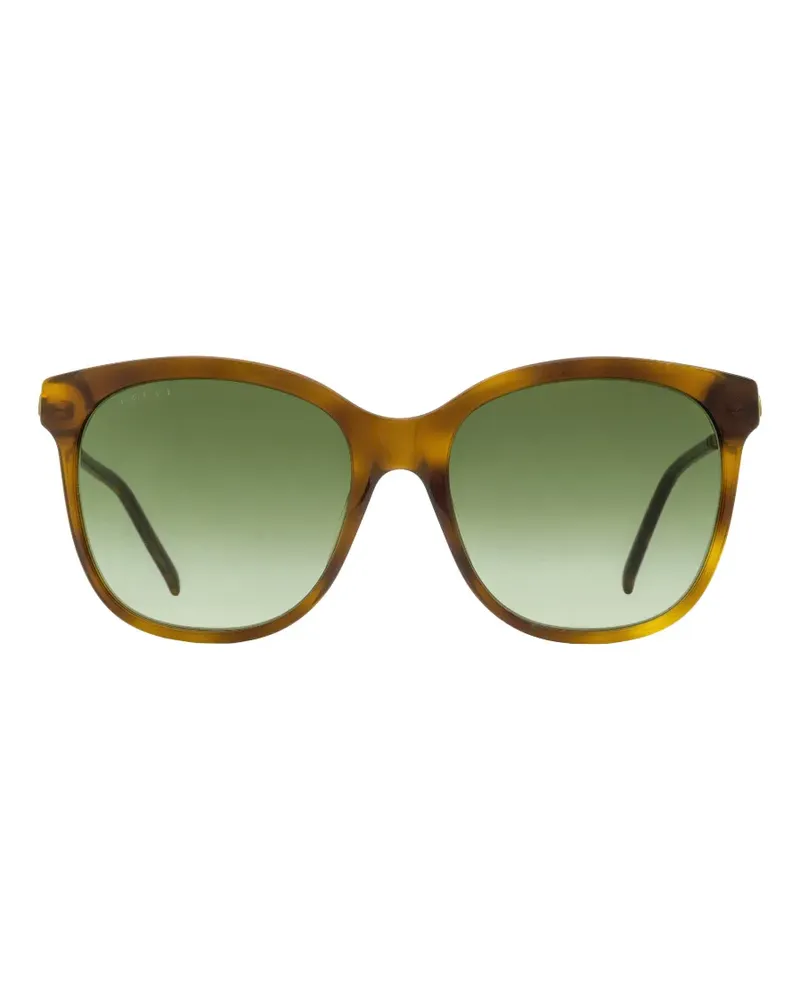Gucci GG square-frame sunglasses - Braun Braun