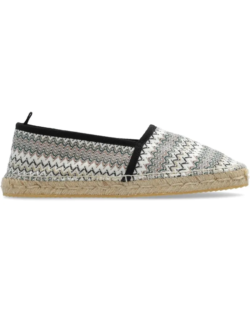 Missoni Gewebte Espadrilles - Grau Grau