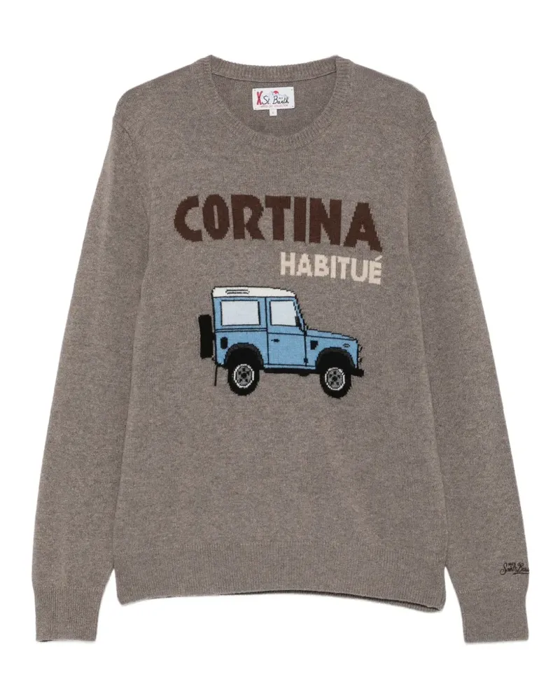 MC2 Saint Barth Heron Pullover mit Intarsien-Muster - Nude Nude