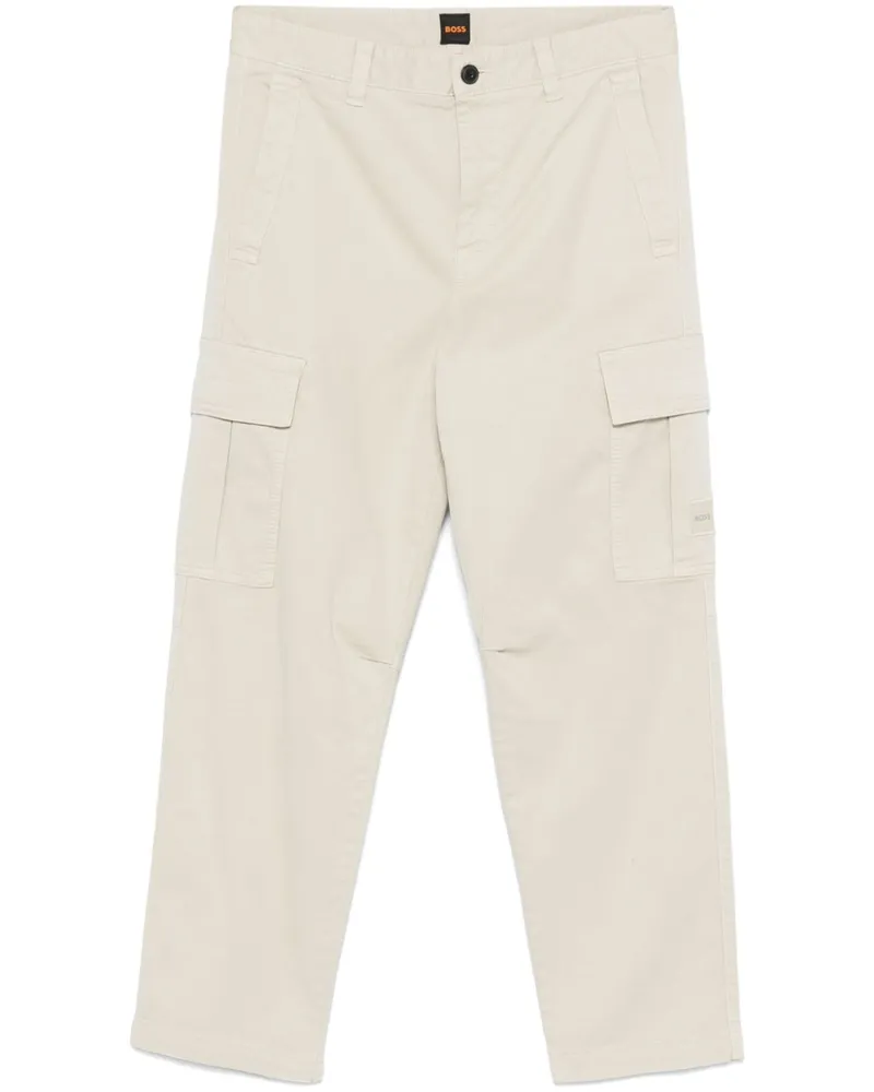 HUGO BOSS Cargohose im Tapered-Design - Nude Nude