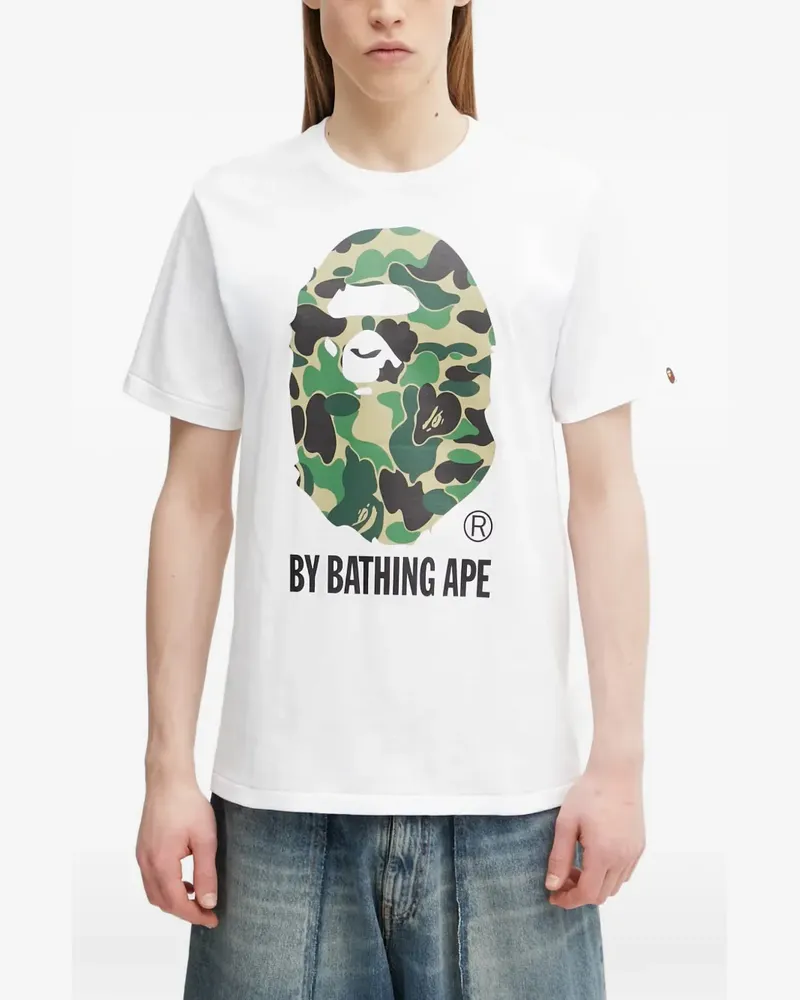 BAPE Ape Head logo-print T-shirt - Weiß Weiß
