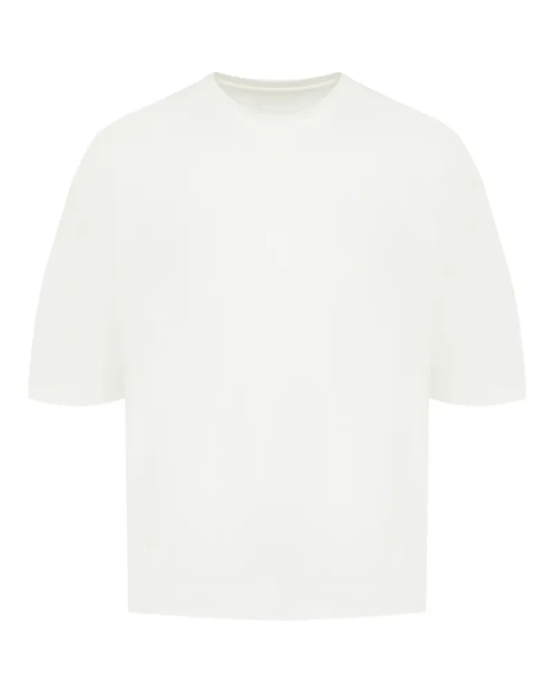 Issey Miyake Klassisches T-Shirt - Weiß Weiß