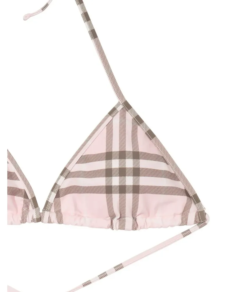 Burberry Check Bikinioberteil - Rosa Rosa