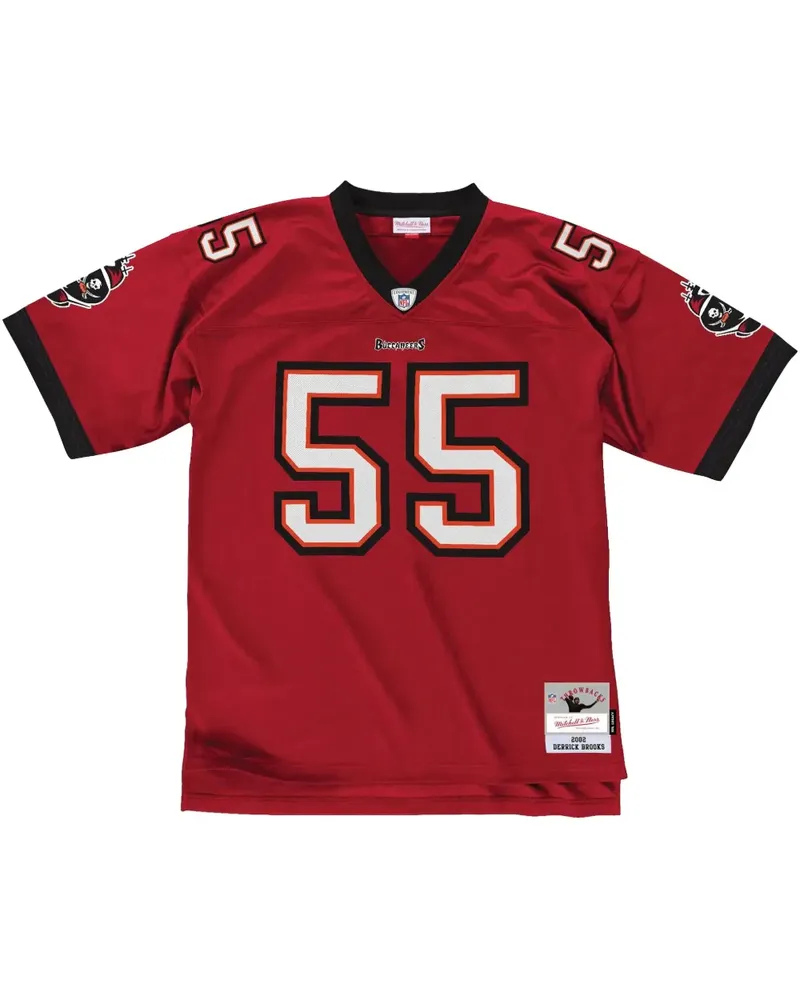 Mitchell & Ness Legacy "NFL Tampa Bay Buccaneers 2002 Derrick Brooks" Trikot - Rot Rot