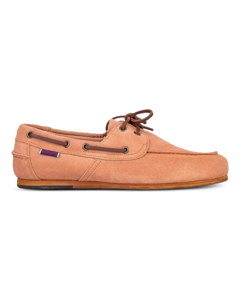 Sebago Segelschuhe mit Schleife - Nude Nude