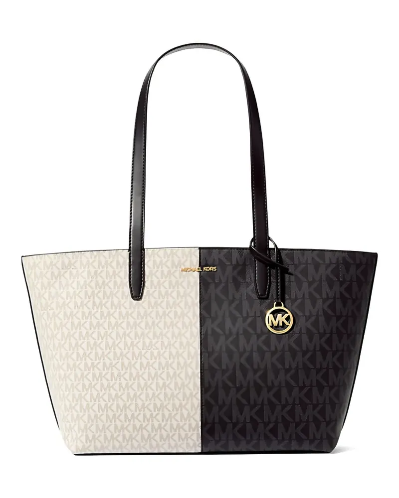Michael Kors medium Jet Set monogram-print tote bag - Nude Nude