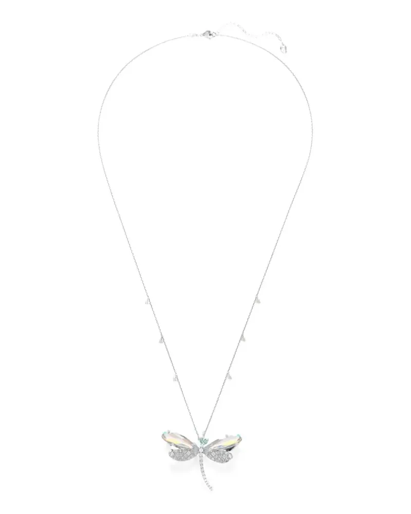 Swarovski x Ariana Grande Halskette mit Libellenanhänger - Silber Silber