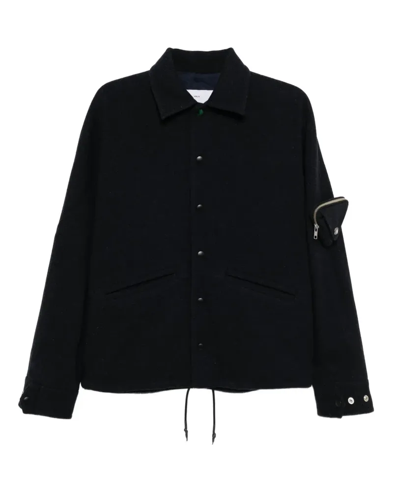 Toga Jacke mit Triangel-Beutel - Blau Blau