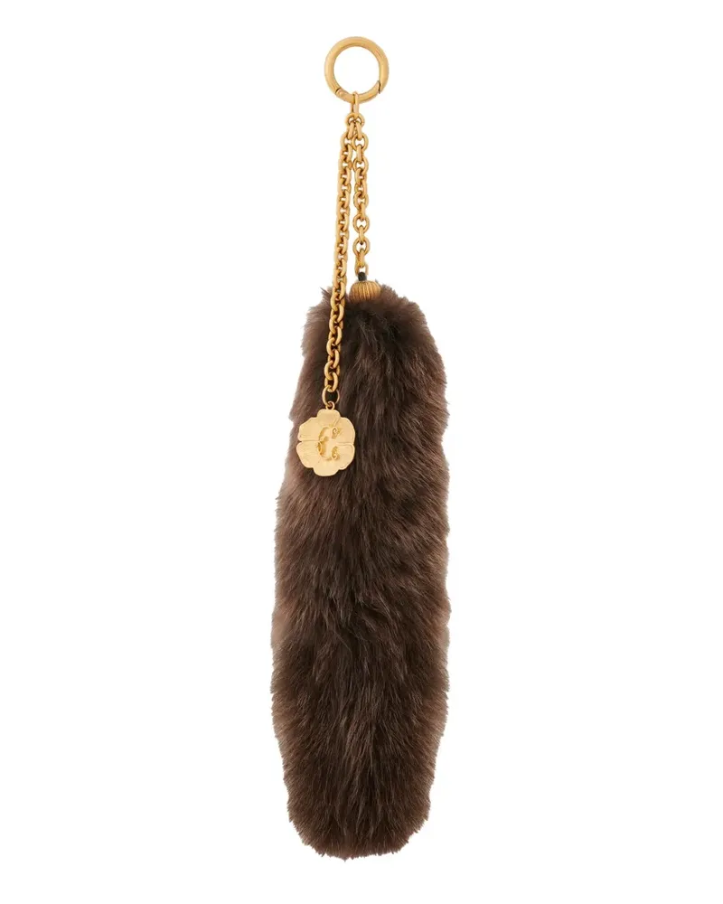 Chloé tail-charm keyring - Braun Braun