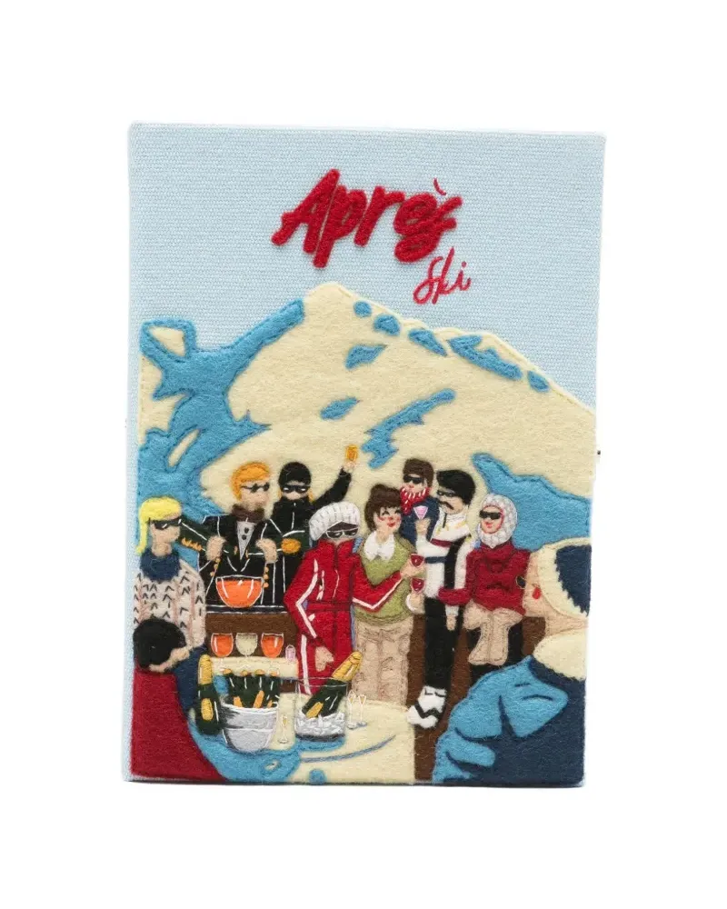 Olympia Le-Tan Après Ski clutch bag - Blau Blau