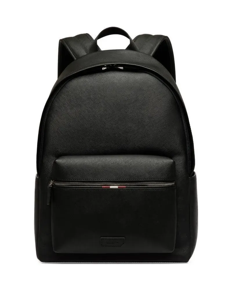 Bally Rucksack mit Reißverschluss - Schwarz Schwarz