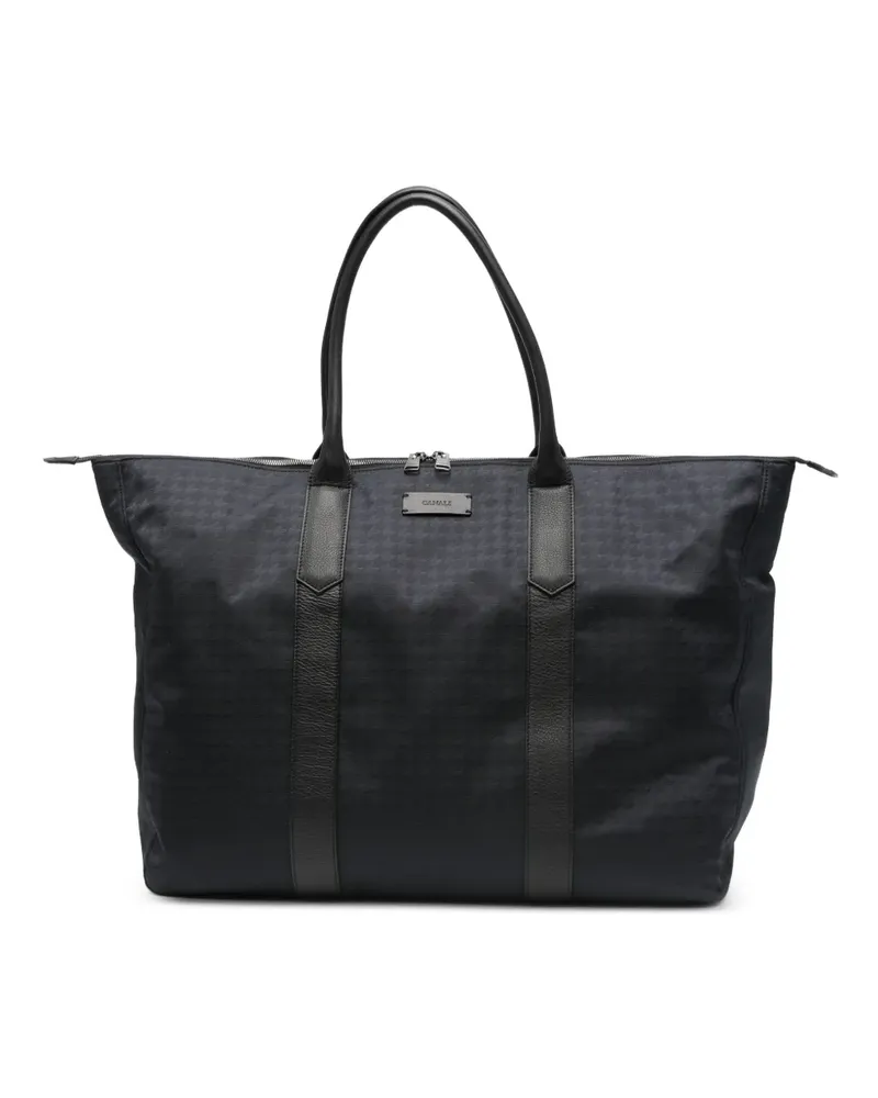 Canali patterned weekend bag - Blau Blau