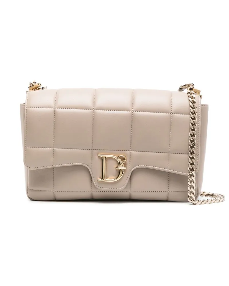 Dsquared2 D2 Statement Soft shoulder bag - Grau Grau