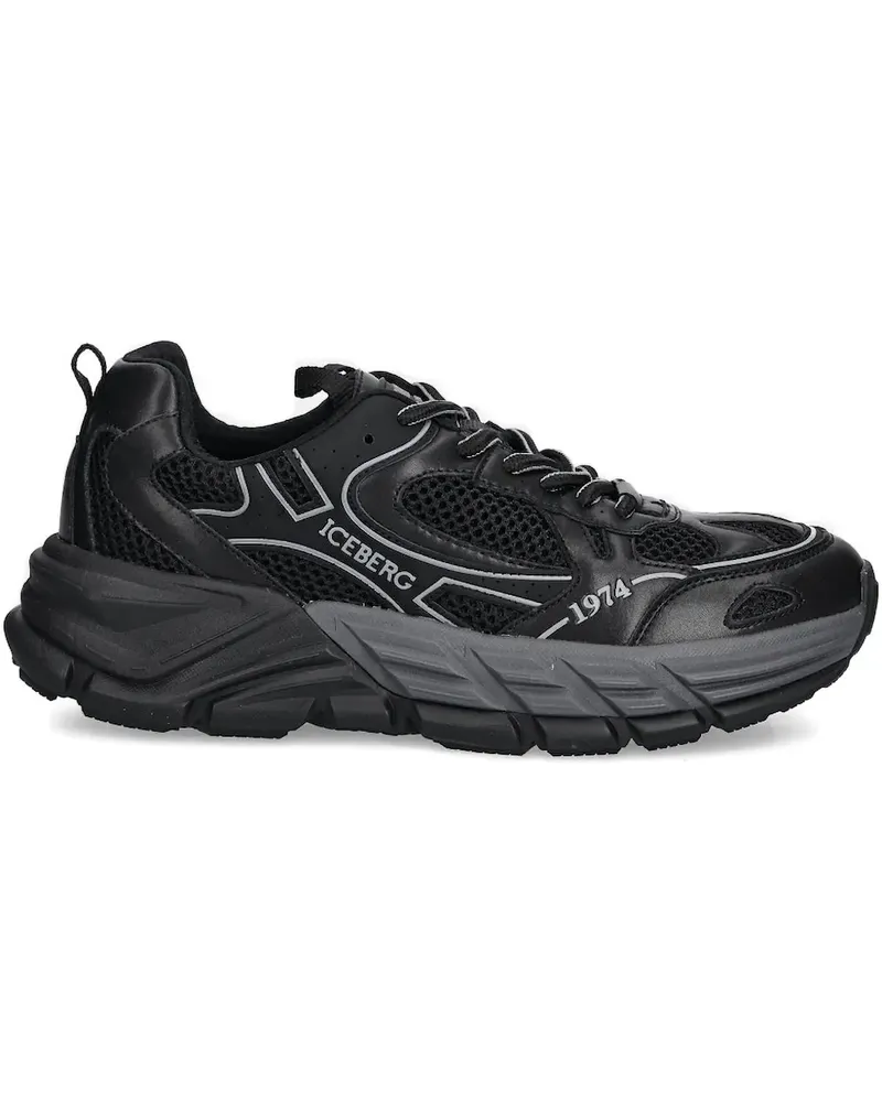 Iceberg ICB ONE Sneakers - Schwarz Schwarz