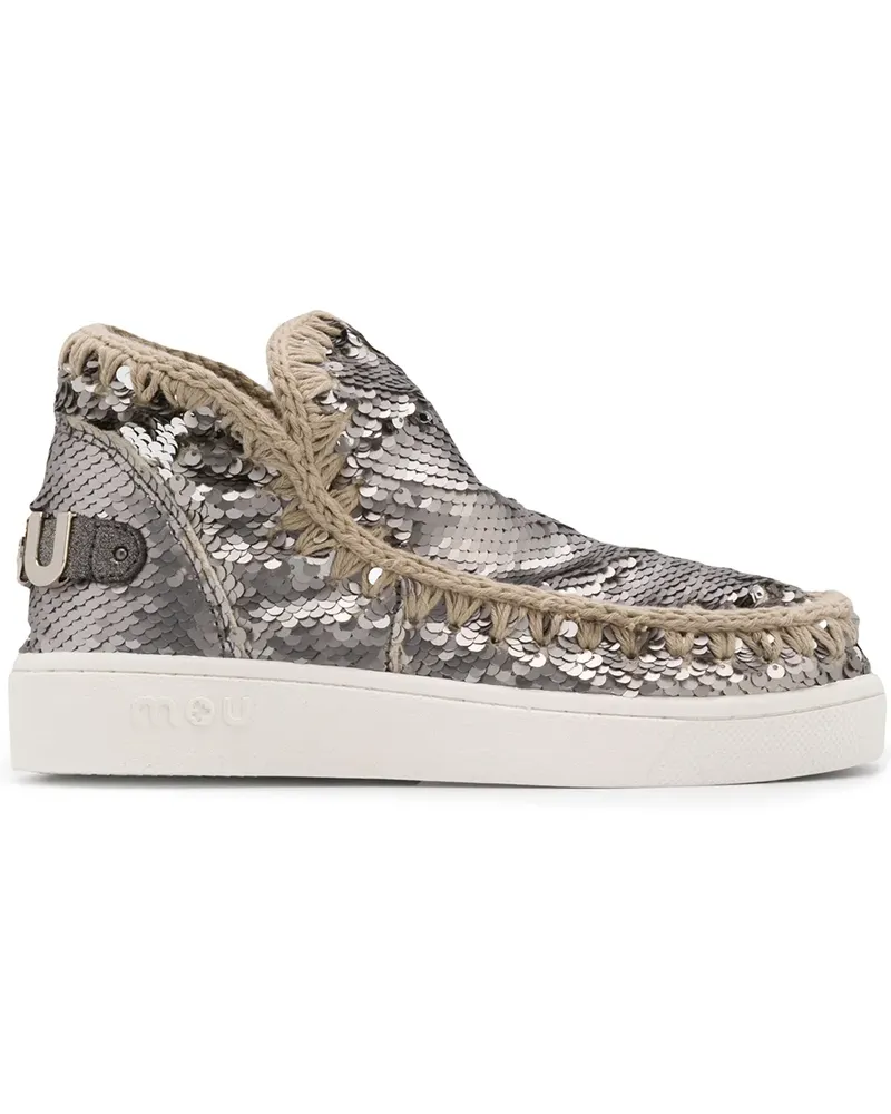Mou Sneakers mit runder Kappe - Silber Silber