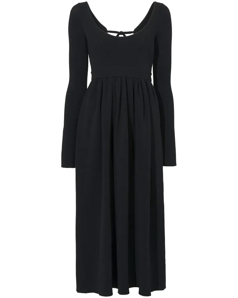 Proenza Schouler Langärmeliges Strickkleid - Schwarz Schwarz